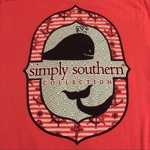 Simply Southern whale tee